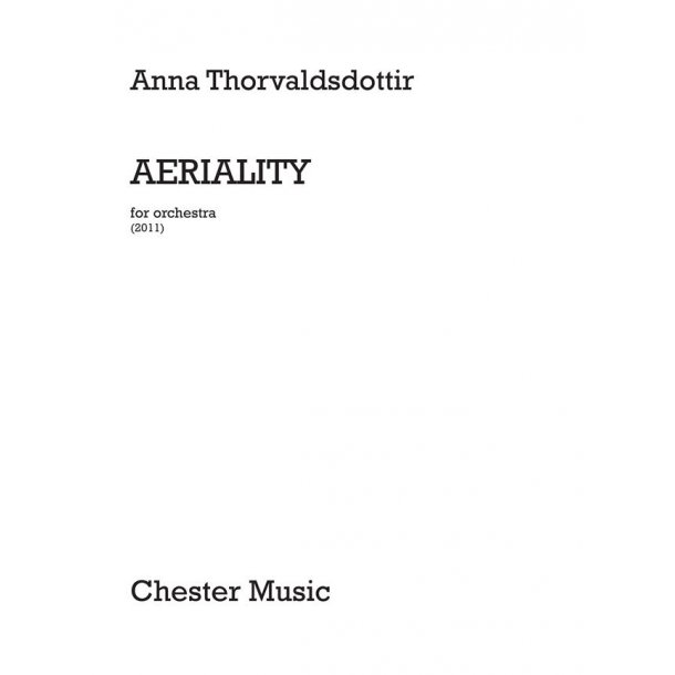 Anna Thorvaldsdottir: AERIALITY