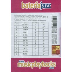 Music Playbacks CD: Bater&iacute;a Jazz (Spanish)