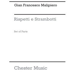 Gian Francesco Malipiero: Rispetti E Strambotti (String Quartet)