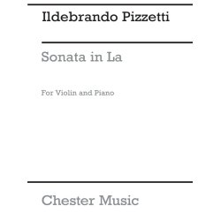Ildebrando Pizzetti: Sonata (Violin/Piano)