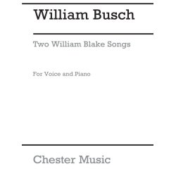 Busch, W 2 William Blake Songs Voice And Piano