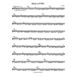 Philip Glass: Music In Fifths (Performance Score)