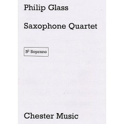 Philip Glass: Saxophone Quartet (Parts)