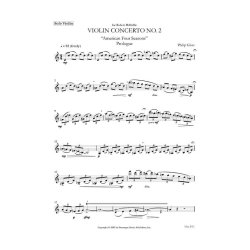 Philip Glass &ndash; Violin Concerto No 2 - Violin Solo Part