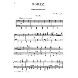 Modest Mussorgsky: Gopak (Piano Duet)