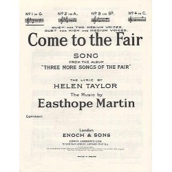 Martin: Come To The Fair In G Major