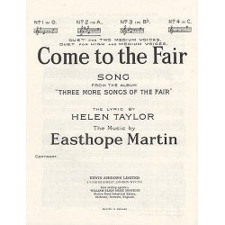 Easthorpe Martin: Come To The Fair (In A)