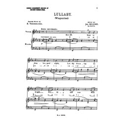 Brahms, J Lullaby (Wiegenlied) Unis