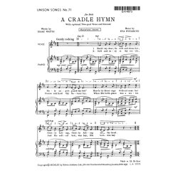 Fovargue, E Cradle Hymn Unison/Pf