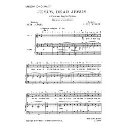 Lloyd Webber, Ws Jesus Dear Jesus Unison (U77)