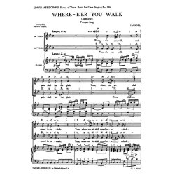 Handel, Gf Where'er You Walk  2 Pt/Pf