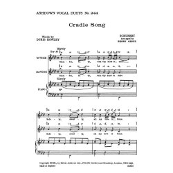 Schubert, F Cradle Song 2-pt/Pf