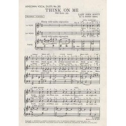 Lady John Scott: Think On Me (2-Part/Piano)