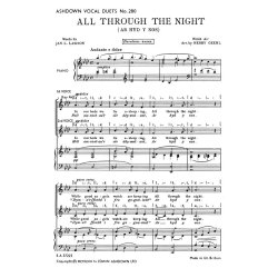 ALL THROUGH THE NIGHT 2 PT  GEEHL  VOCAL DUETS  EA280