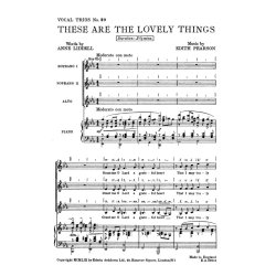 Pearson, E These Are The Lovely Things Ssa/Pf