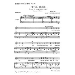 Mozart, W.A Peter Peter 4-pt Unison (Round)