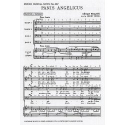 Cesar Franck: Panis Angelicus (TTBB/Organ)