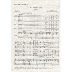 Edward Purcell: Passing By (TTBB)