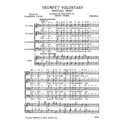 Purcell  Trumpet Voluntary  Ttbb/Pf
