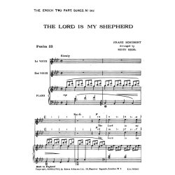 Schubert, F The Lord Is My Shepherd  Sa