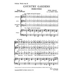 Sharp, C Country Gardens Sab/Pf (Gee Hl)