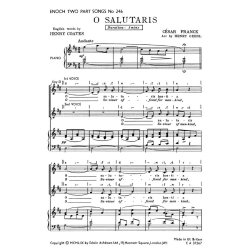 Franck, Cesar O Salutaris Hostia (Saviour Offered For Mankind) 2pt/Pf