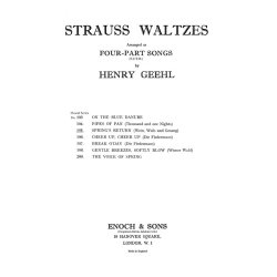 STRAUSS SPRING'S RETURN SATB/PIANO ARR.GEEHL