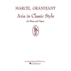 Marcel Grandjany: Aria In Classic Style For Harp And Organ
