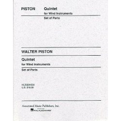 Walter Piston: Quintet For Wind Instruments (Parts)