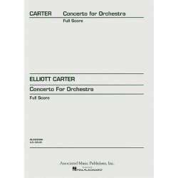 Elliott Carter: Concerto For Orchestra (Full Score)