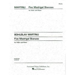 Bohuslav Martinu: Five Madrigal Stanzas