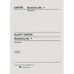 Elliott Carter: Symphony No.1 (Study Score)