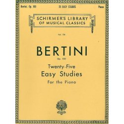 Henri Bertini: Twenty-Five Easy Studies For Piano Op. 100