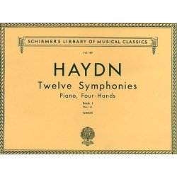 Joseph Haydn: Twelve Symphonies Book 1 (Piano Duet)