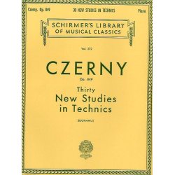 Carl Czerny: Thirty New Studies In Technics Op. 849