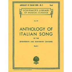 Anthology Of Italian Song Of The 17th And 18th Centuries Book II