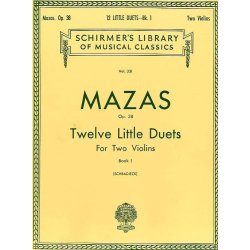 Jacques F. Mazas: Twelve Little Duets Op.38 Book 1