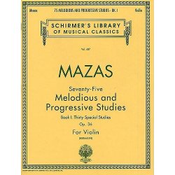 Jacques F. Mazas: 75 Melodious And Progressive Studies Op.36 Book 1