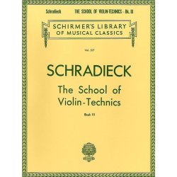 Henry Schradieck: School Of Violin Technics- Book 3 (Bowing)