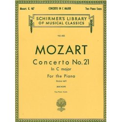 Wolfgang Amadeus Mozart: Piano Concerto No. 21 In C Major K.467 (Two Piano Score)