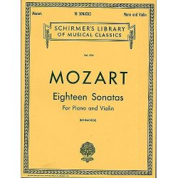 W.A. Mozart: Eighteen Sonatas For Violin And Piano