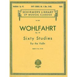 Franz Wohlfahrt: 60 Studies For Solo Violin Op.45 Book 2 (Nos.31-60)
