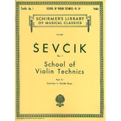 Otakar Sevcik: School Of Violin Technics Op.1 Book 4