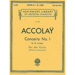 Jean Batiste Accolay: Concerto No. 1 In A Minor