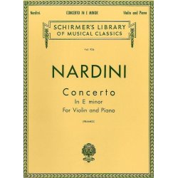 Pietro Nardini: Violin Concerto In E Minor (Violin/Piano)