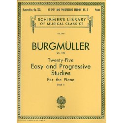 Friedrich Burgmuller: Twenty-Five Easy And Progressive Studies Op.100 Book 2