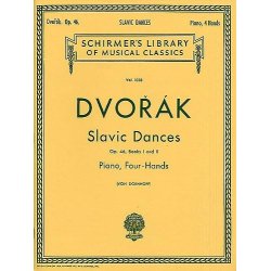 Antonin Dvorak: Slavonic Dances Op.46 Books 1 And 2 (Piano Duet)