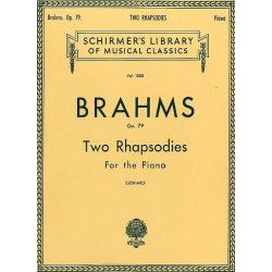 Johannes Brahms: Two Rhapsodies Op.79