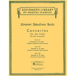 Johann Sebastian Bach: Violin Concerto In E Major (Violin/Piano)