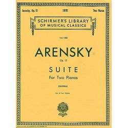 Anton Arensky: Suite for Two Pianos Op.15